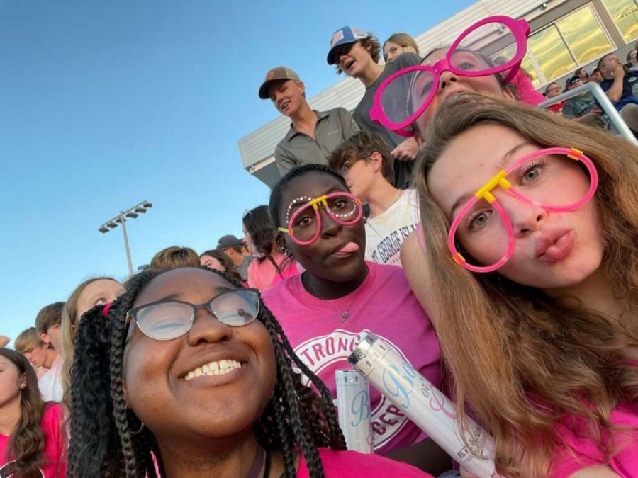 Senior Achaia Griggs has enjoyed attending GCHS football games this season and participating in Kettle activities.  
