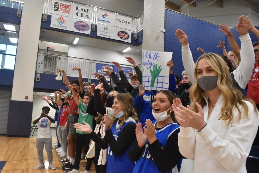 The Kettle was quick to embrace the volleyball team in year one, and they came out in large numbers to cheer the volleyball team on in the regional tournament.  