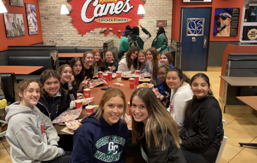 Since there are no feeder programs for the high school lacrosse teams, team bonding and getting to know each other is an important part of the seasons activities.  