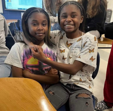 Freshmen sisters Alarra and Airsiah Cobbins are one of several sets of twins that attend GCHS.  