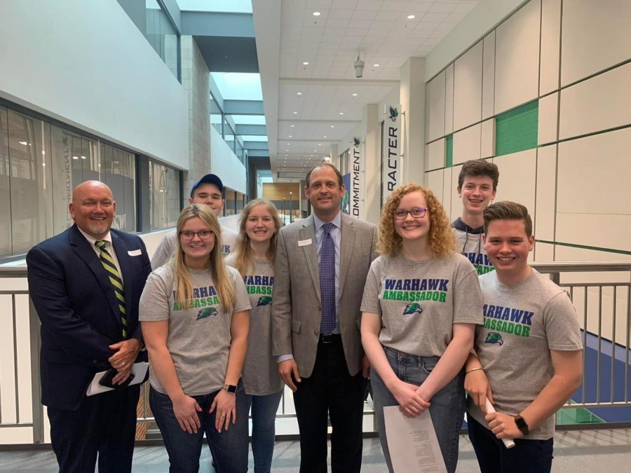 Students met with government leaders to discuss the importance of the internet in their lives.  Scott County has received a grant to help fund the expansion of broadband internet.  
