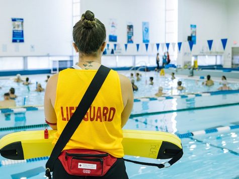 Students can choose to spend part of their summer working a job.  Popular ones include lifeguarding, working at a restaurant or retail.  