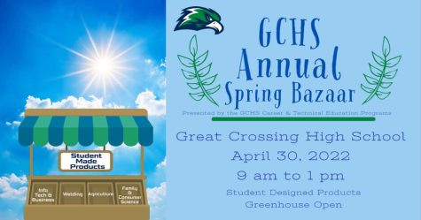 The spring bazaar will have numerous student designed and produce items that will be great gifts for spring holidays.  