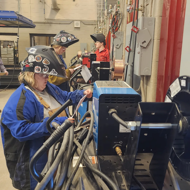 SkillsUSA is an organization that forced on helping students be prepared for a career after graduation.  Students in the welding or IT pathways are GCHS can join. 