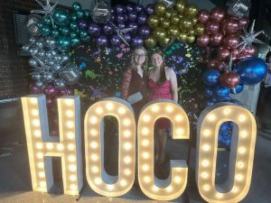 Student council members were involved in the planning of the Homecoming dance held in October.  