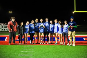 The junior team battled their way to the championship title for GCHS's first powder puff football tournament.