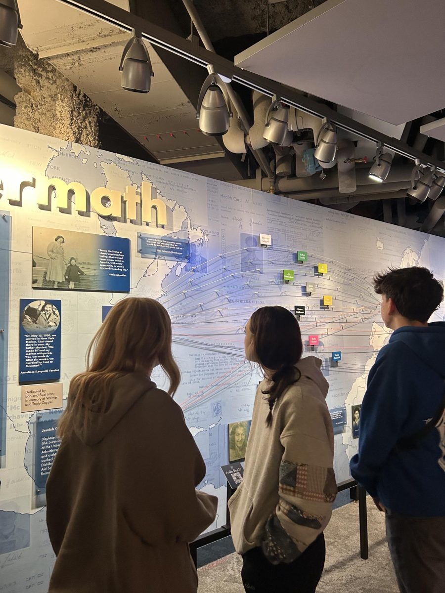 Students were able to connect more to the events of the Holocaust after seeing a wide variety of historical artifacts on display.  
